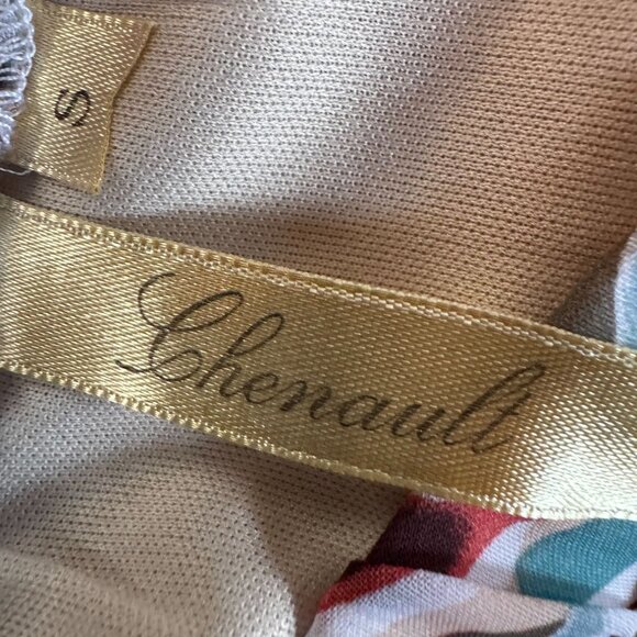 Chenault Womens Geometric Print High-Low Skirt S Polyester - Picture 6 of 16